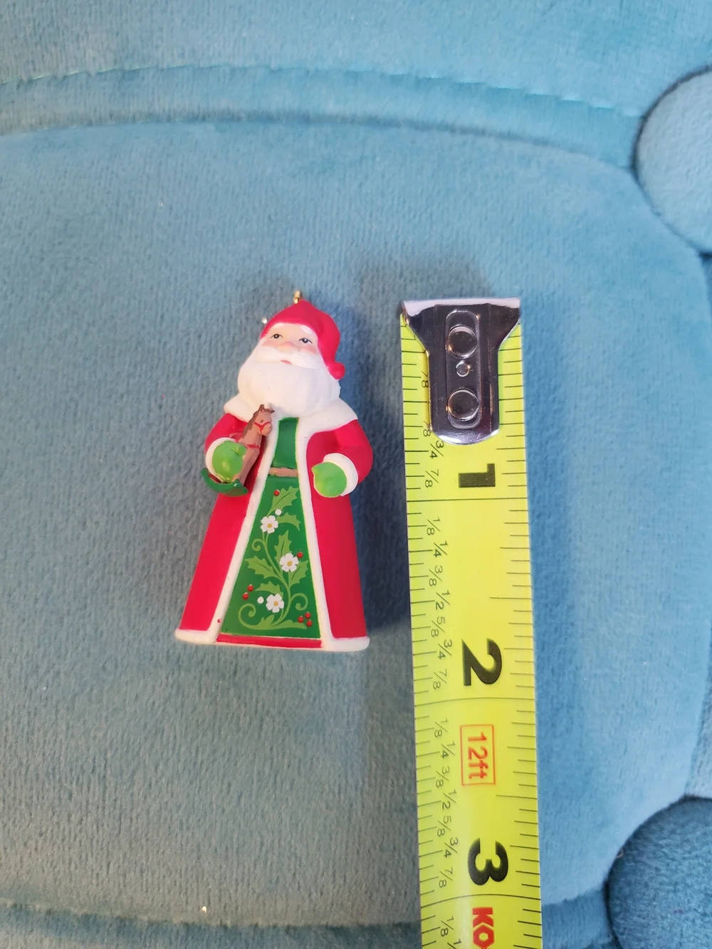 2014 Hallmark Keepsake Santa The Toy Bringer Miniature Ornament QXM8526